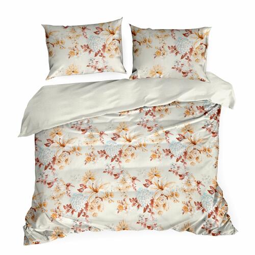 Obliečky na posteľ sprírodným vzorom zo saténovej bavlny - Nelly 6